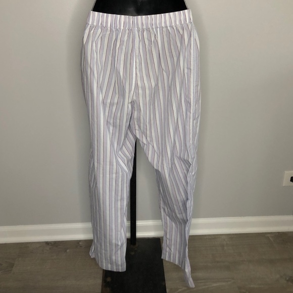 Brioni Multicolored Striped Shirt Pants Pajama Set 100% Cotton Size Medium Italy - Picture 5 of 10